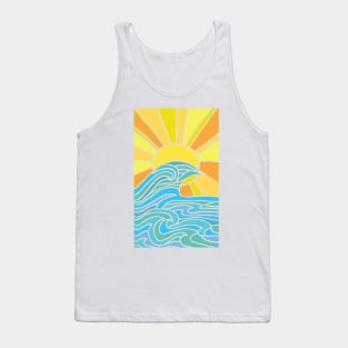 The Ocean is Calling Tank Top